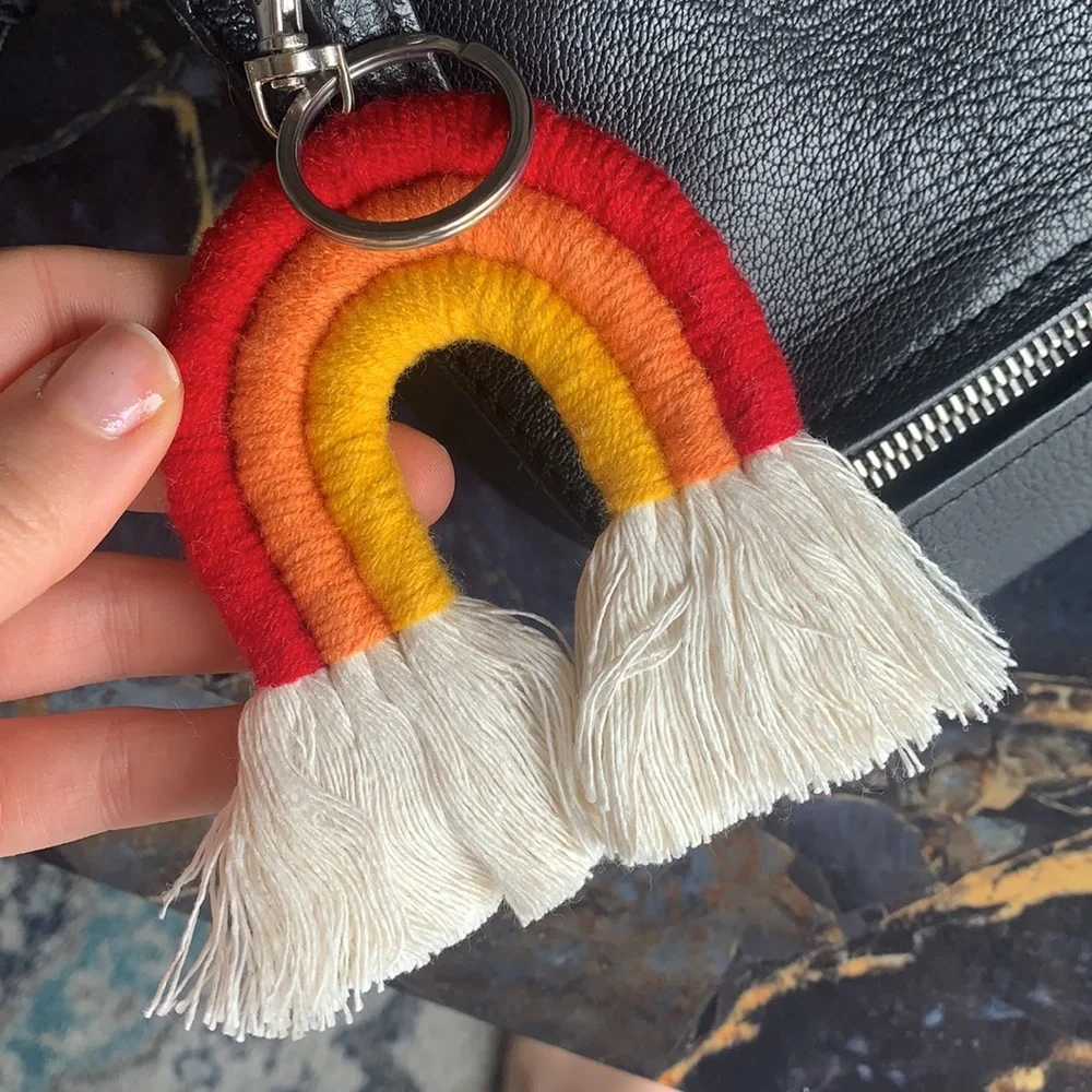 Anthropologie rainbow bag